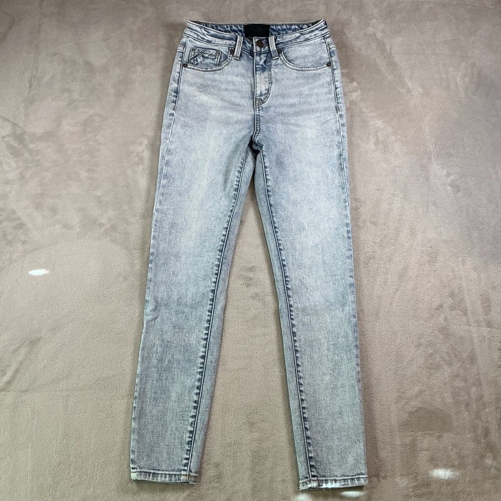 Buckle Black Jeans Womens 24x27 Ankle Skinny Stretch Denim Fit No. 35 Grunge Y2K